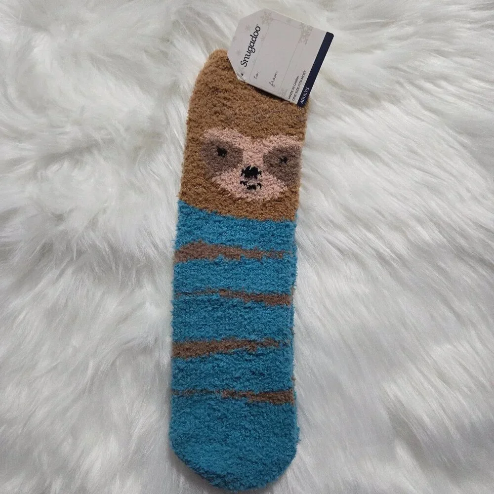 Snugadoo Sloth Fuzzy Socks
